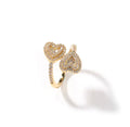 Valentina Double Heart Ring