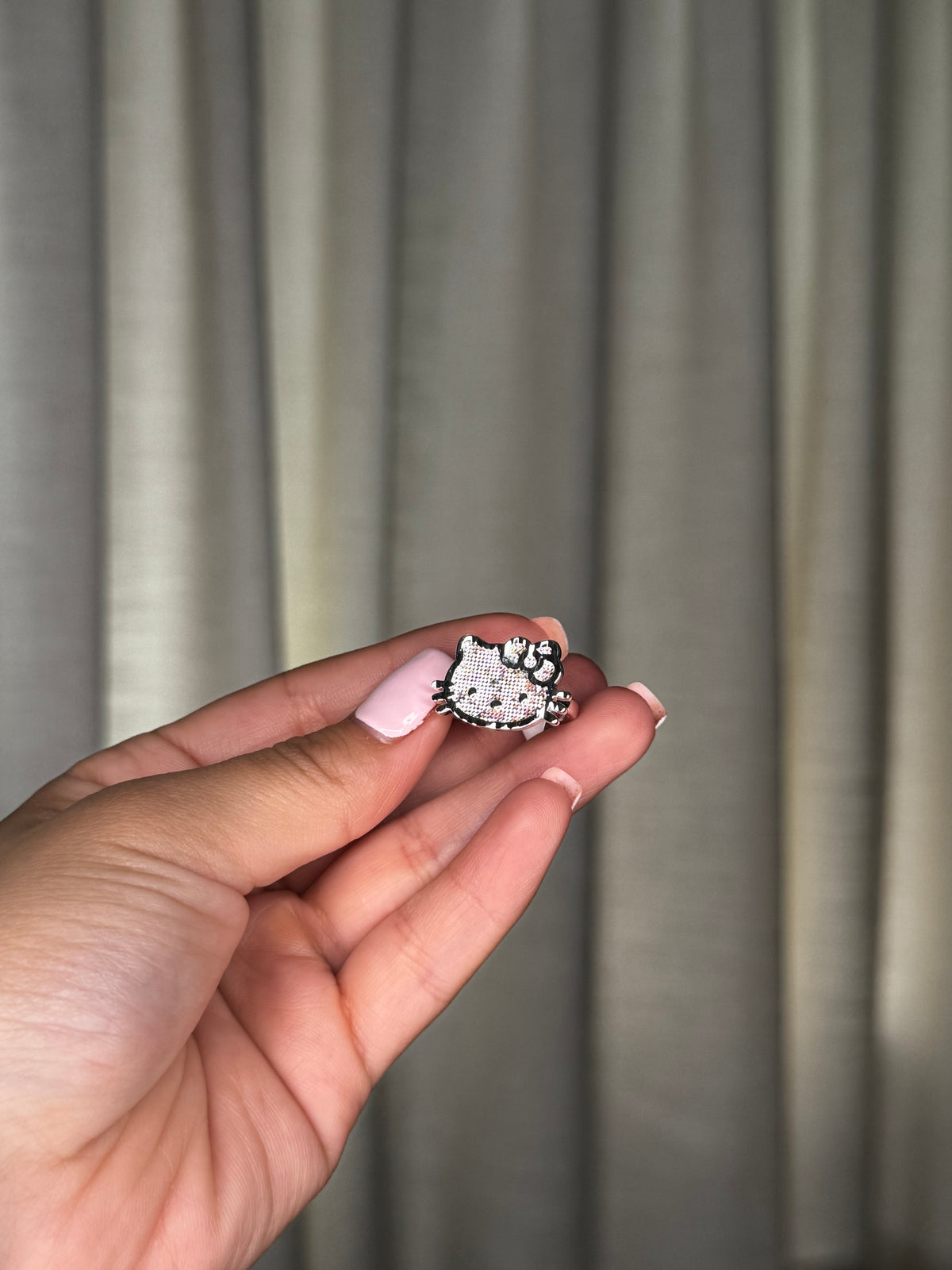 Silver Hello Kitty Rings